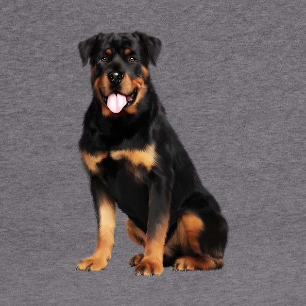 Rottweiler Dog, Dog Lover by dukito